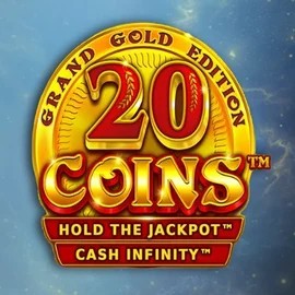 20 Coins Grand Gold Edition by Wazdan, showcased at casinoginja.org – game logo