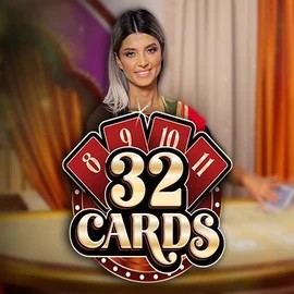 32 Cards online game logo by Ezugi on casinoginja.org