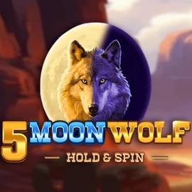 5 Moon Wolf slot visual from Apparat Gaming available on casinoginja.org