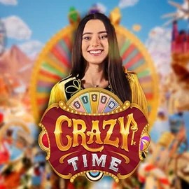 Crazy Time game by Evolution – logo hosted on Ginja Casino