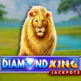 Jackpots logo of Diamond King Jackpots from SpinPlay Games at Ginja Casino