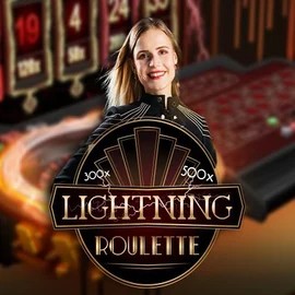 Lightning Roulette logo by Evolution Ginja Casino