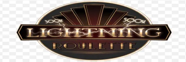 Lightning Roulette logo by Evolution at Ginja Casino