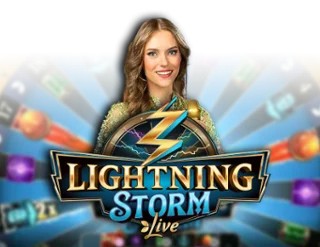 Live Casino logo of Lightning Storm from Evolution at Ginja Casino