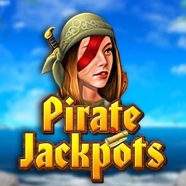 Pirate Jackpots slot logo by Belatra Games at Ginja Casino