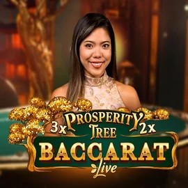 Prosperity Tree Baccarat slot visual from Evolution available on casinoginja.org