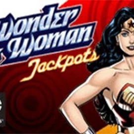 Wonder Woman Jackpots logo – Jackpots by Amaya at Ginja Casino