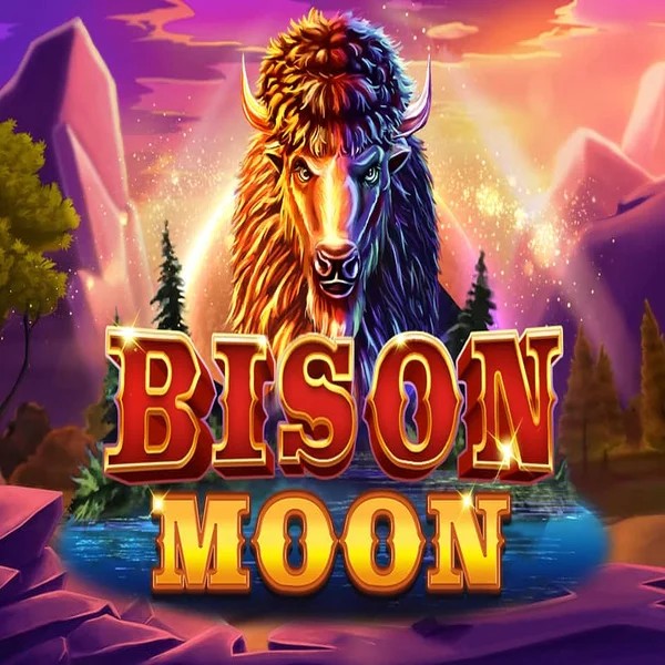 Bison Moon logo – Slots by Northern Lights Gaming at Ginja Casino