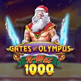 Gates of Olympus Xmas 1000 slot icon by Pragmatic Play, available at Ginja Casino
