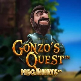 Official Slots logo: Gonzo's Quest Megaways by Red Tiger Gaming at Ginja Casino