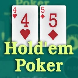 Official Poker logo: Hold em Poker by OneTouch Games at Ginja Casino