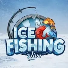Live Casino logo of Ice Fishing Live from Evolution at Ginja Casino
