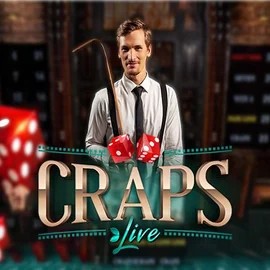 Live Craps slot visual from Evolution available on casinoginja.org