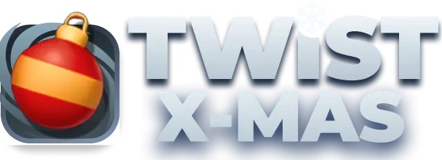 Twist X-mas logo – Casino Games by InOut at Ginja Casino