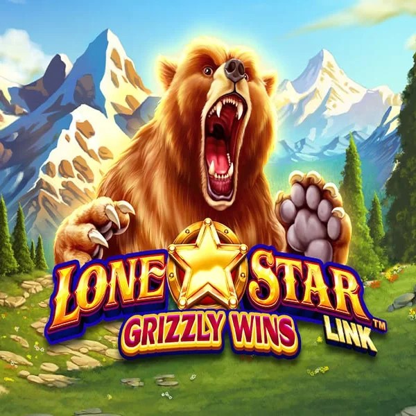 Slots logo of Lone Star Link Grizzly Wins from Greentube at Ginja Casino