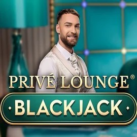 Official Live Casino logo: Privé Lounge Blackjack by Pragmatic Play at Ginja Casino