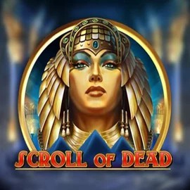 Slots logo of Scroll of Dead from Play'n GO at Ginja Casino