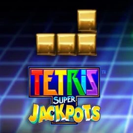 Tetris Super Jackpots by WMS, showcased at casinoginja.org – game logo